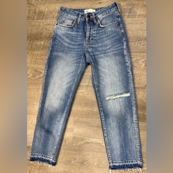 Zara / High Rise Blue Jeans / Women’s Size 0 / EUR 32. - Picture 2 of 13